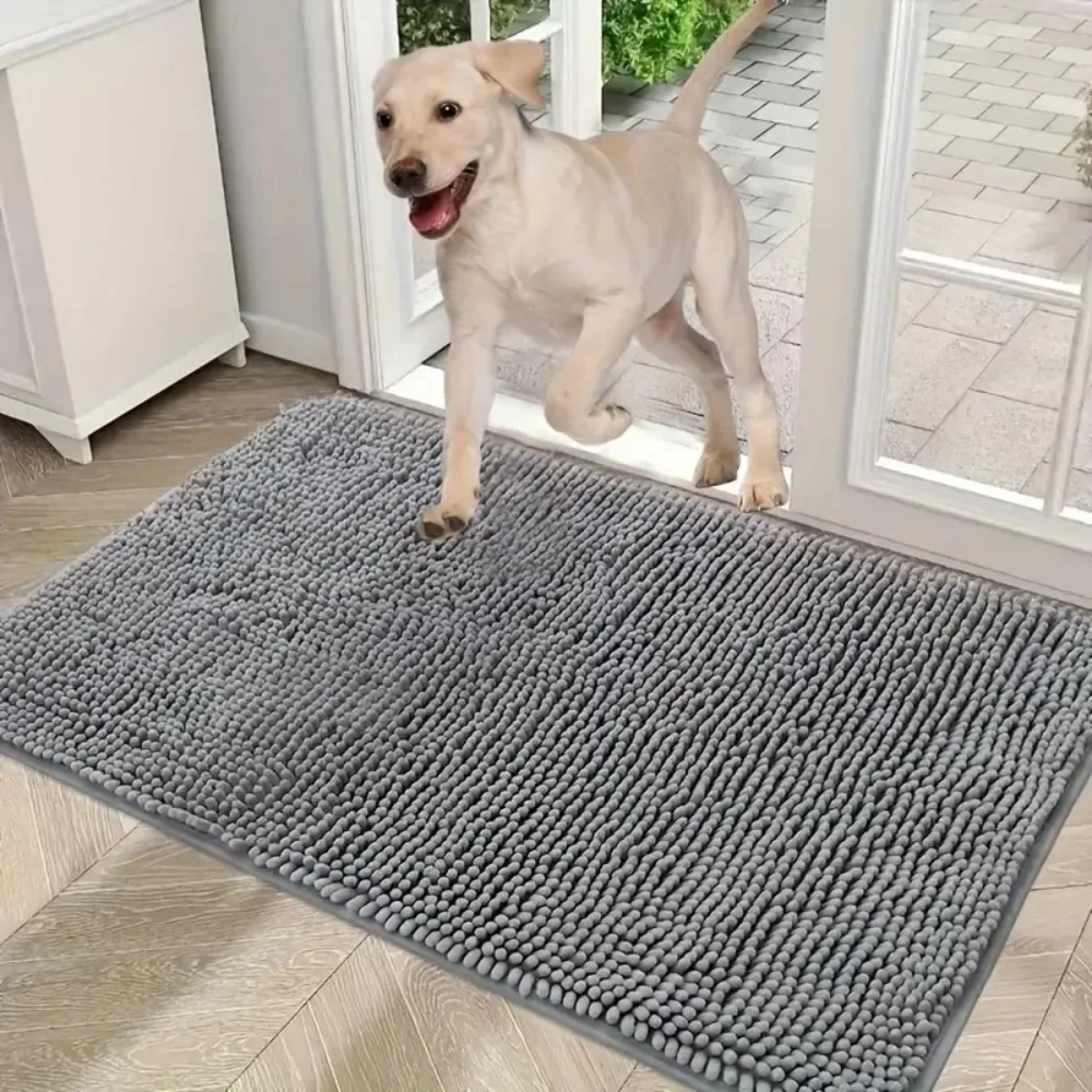 Electronics Repair Mat - Effenkleurige huisdierdeurmat Superabsorberend Extra dichte chenille