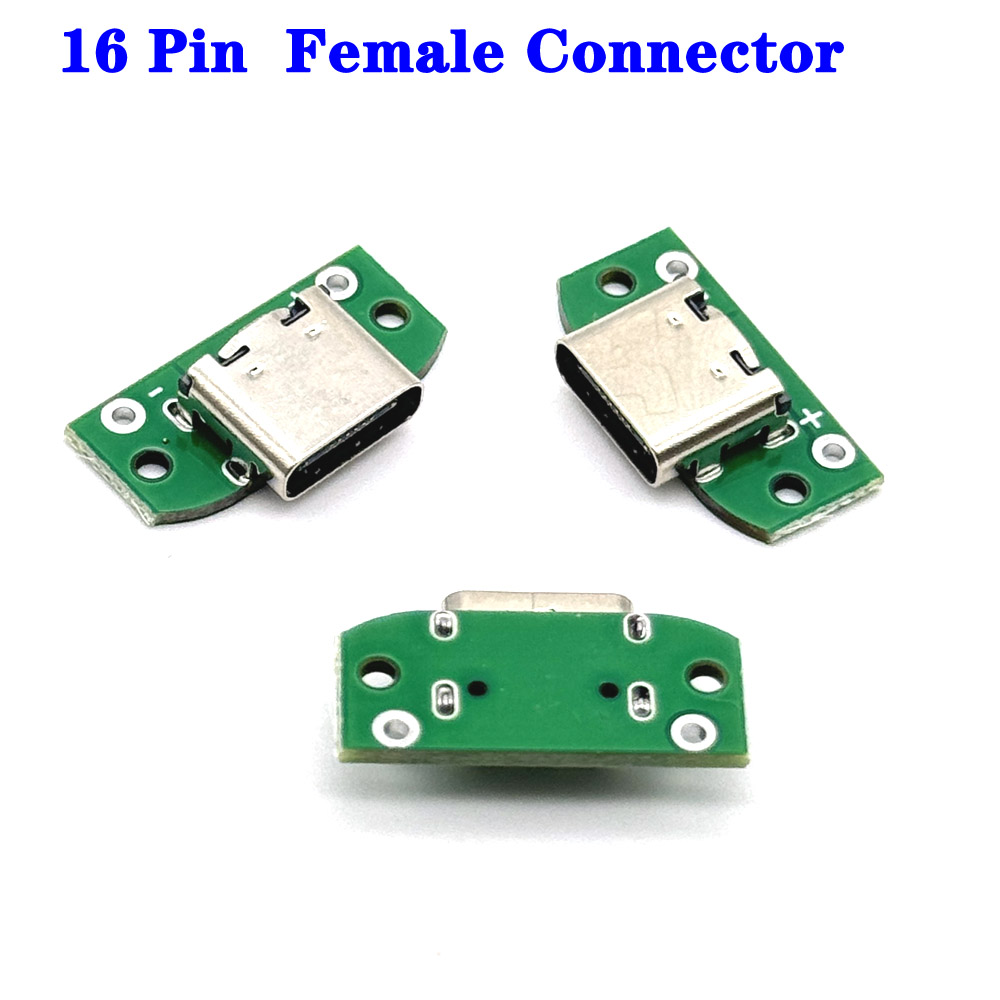 Pcb Holder Clamp - USB 3.1 Type C vrouwelijke connectoren