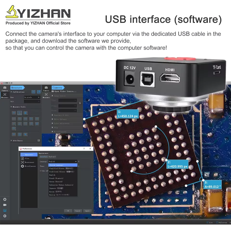 YIZHAN 60MP Elektronische Micr - Electronics Repair Videos recensie en prijs