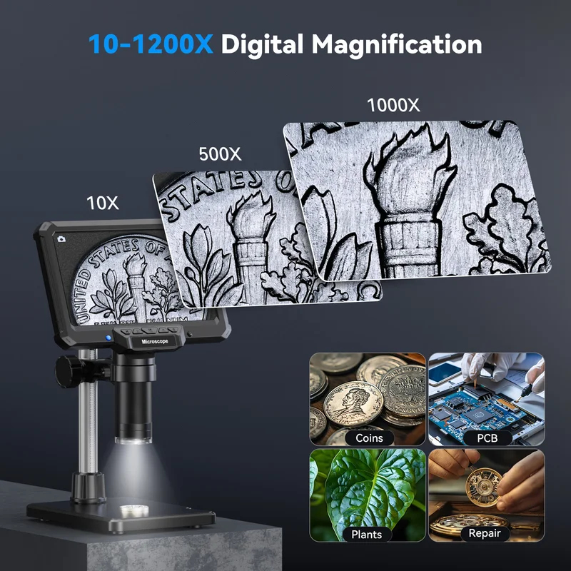 Microscoop 1200X 16MP HD Elekt - Electronics Repair Videos recensie en prijs