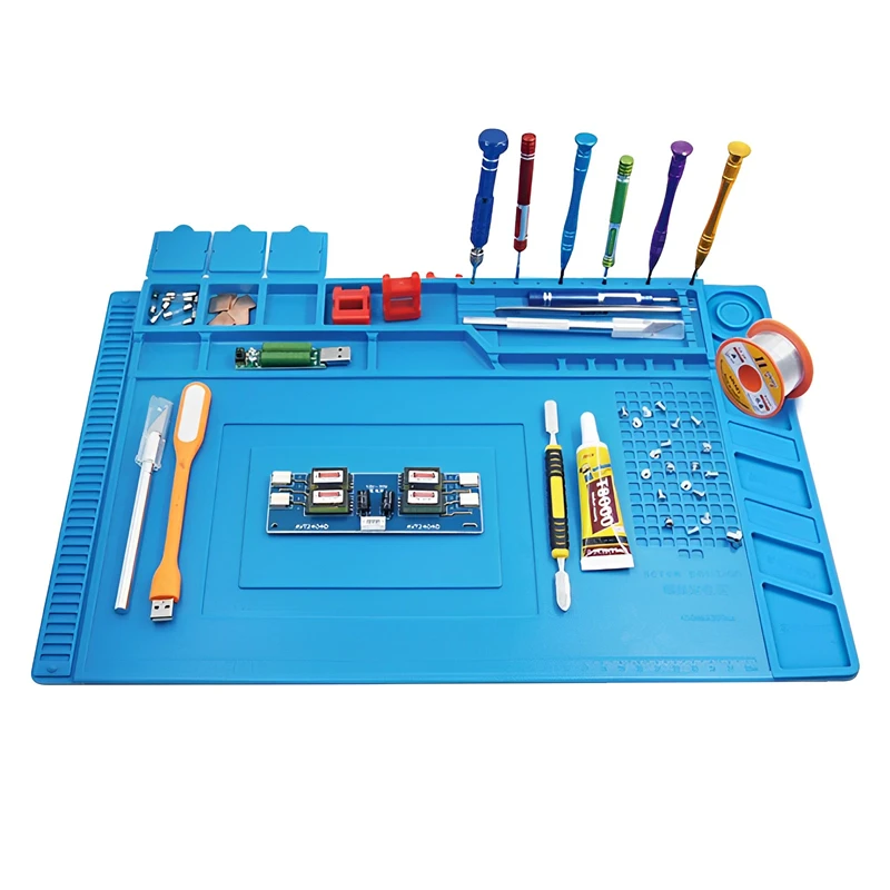 Siliconen soldeermat ESD antis - Electronics Repair Mat recensie en prijs