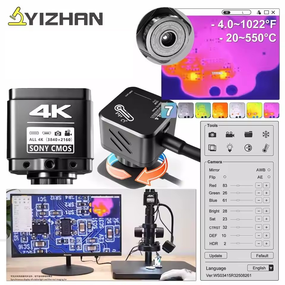 YIZHAN Warmtebeeldcamera 256*1 - Electronics Repair Tool recensie en prijs