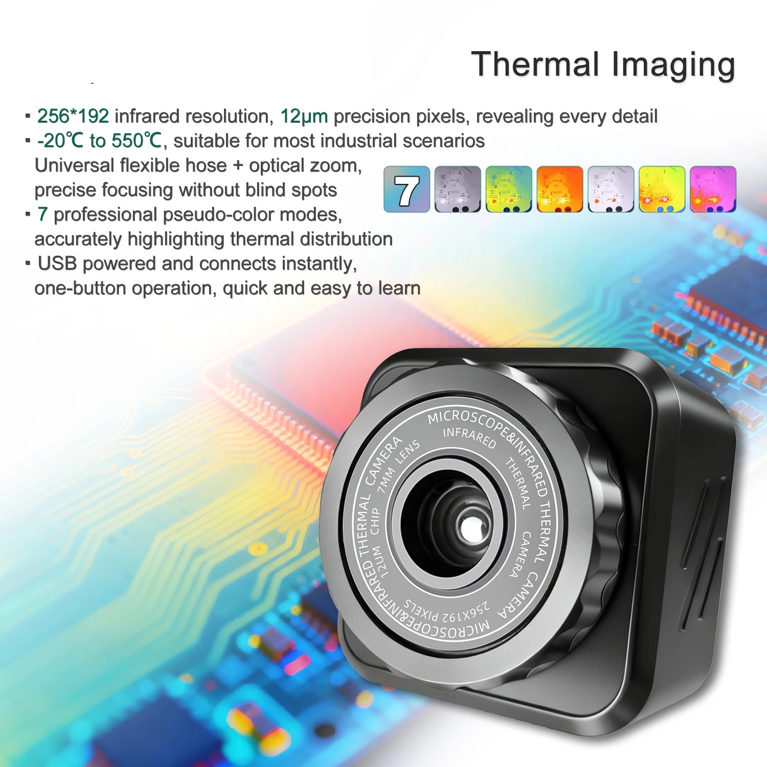 YIZHAN Warmtebeeldcamera 256*1 - Electronics Repair Tool recensie en prijs