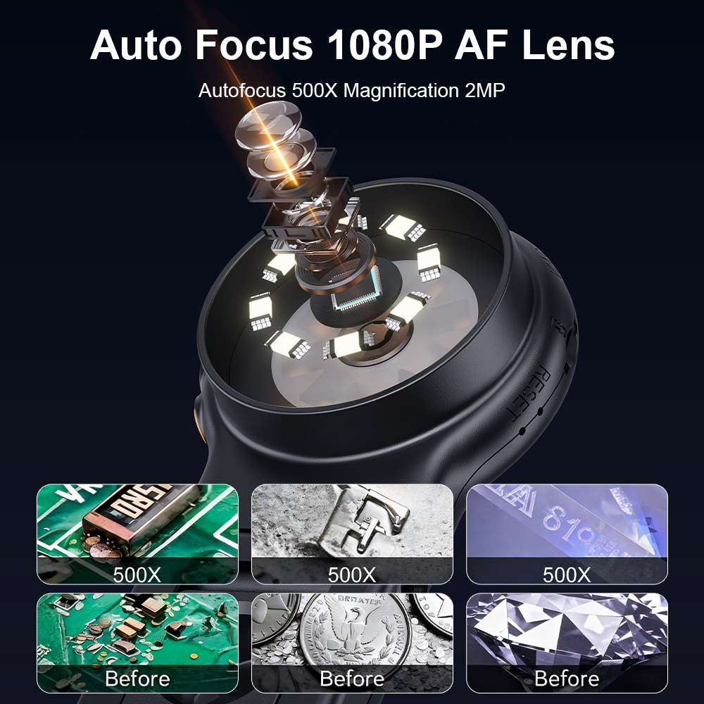 Autofocus 500X digitale micros - Electronics Repair Videos recensie en prijs