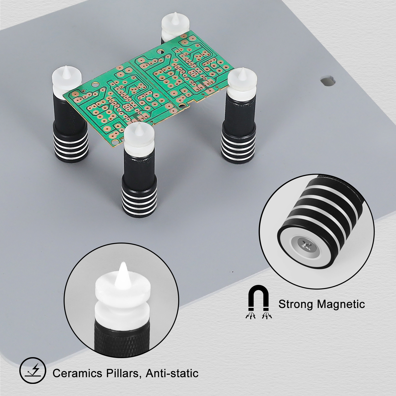 NEWACALOX Magnetische PCB Boar - Pcb Holder Clamp recensie en prijs